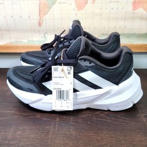 BRAND NEW Adidas Adistar Black White Womens Size 7.5